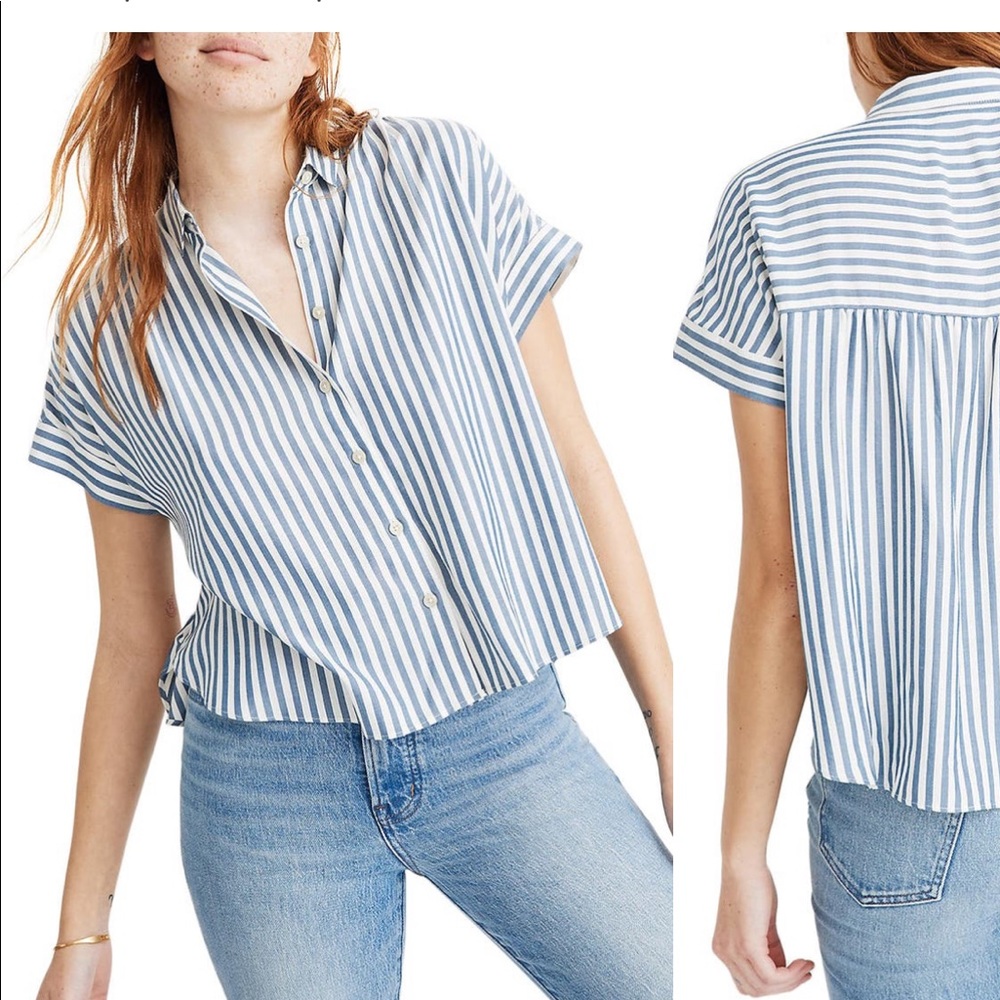 Madewell Hilltop Savin Stripe Shirt